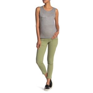 Seven7 Green and Beige Cargo Maternity Pants Size 12 Stretch Waistband